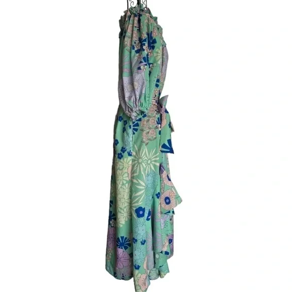 oopscool off-the-shoulder printed dress Petal and Pup Women's Gerri Off Shoulder Maxi Dress